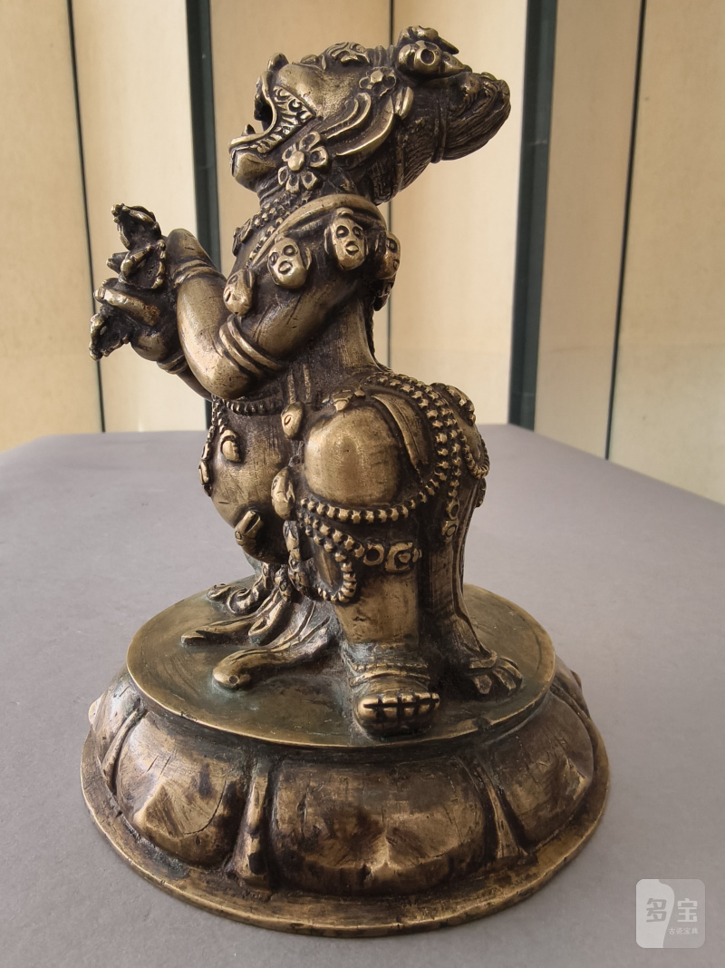 A BRONZE FIGURE OF DHAKA - 图16